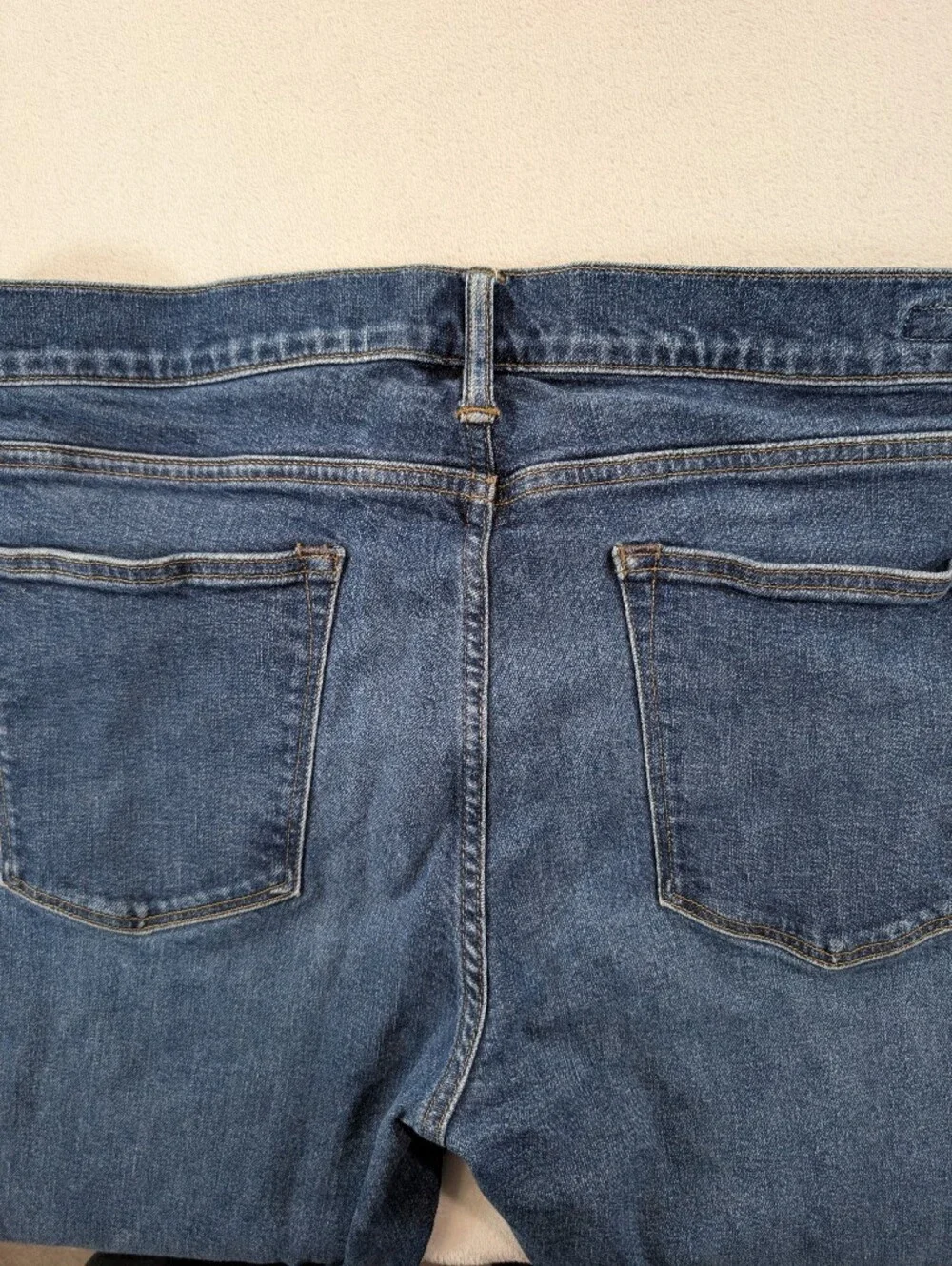 J. Crew 770 Straight Fit Blue Denim Jeans Mens Size 36x32 Classic Casual Pants